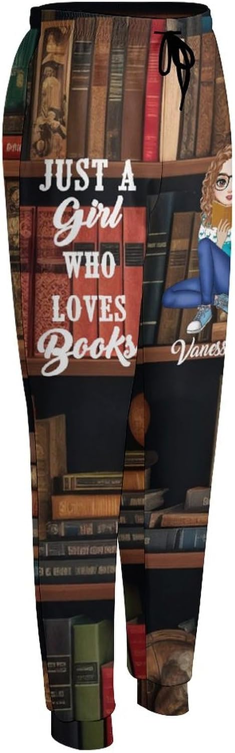 Personalized Book Lover Sweatpants
