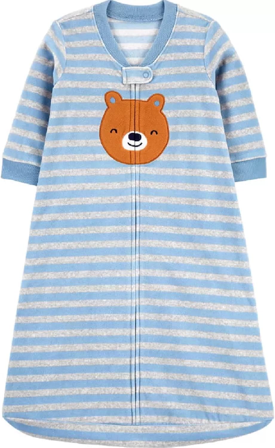 Carters Unisex Baby Sleep Bag Blue Stripe Bear 6-9 Months