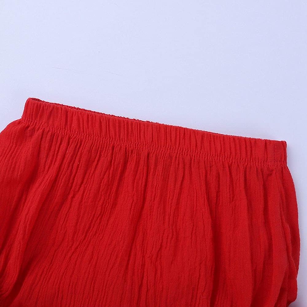 DCUTERQ Cotton Linen Shorts for Toddler