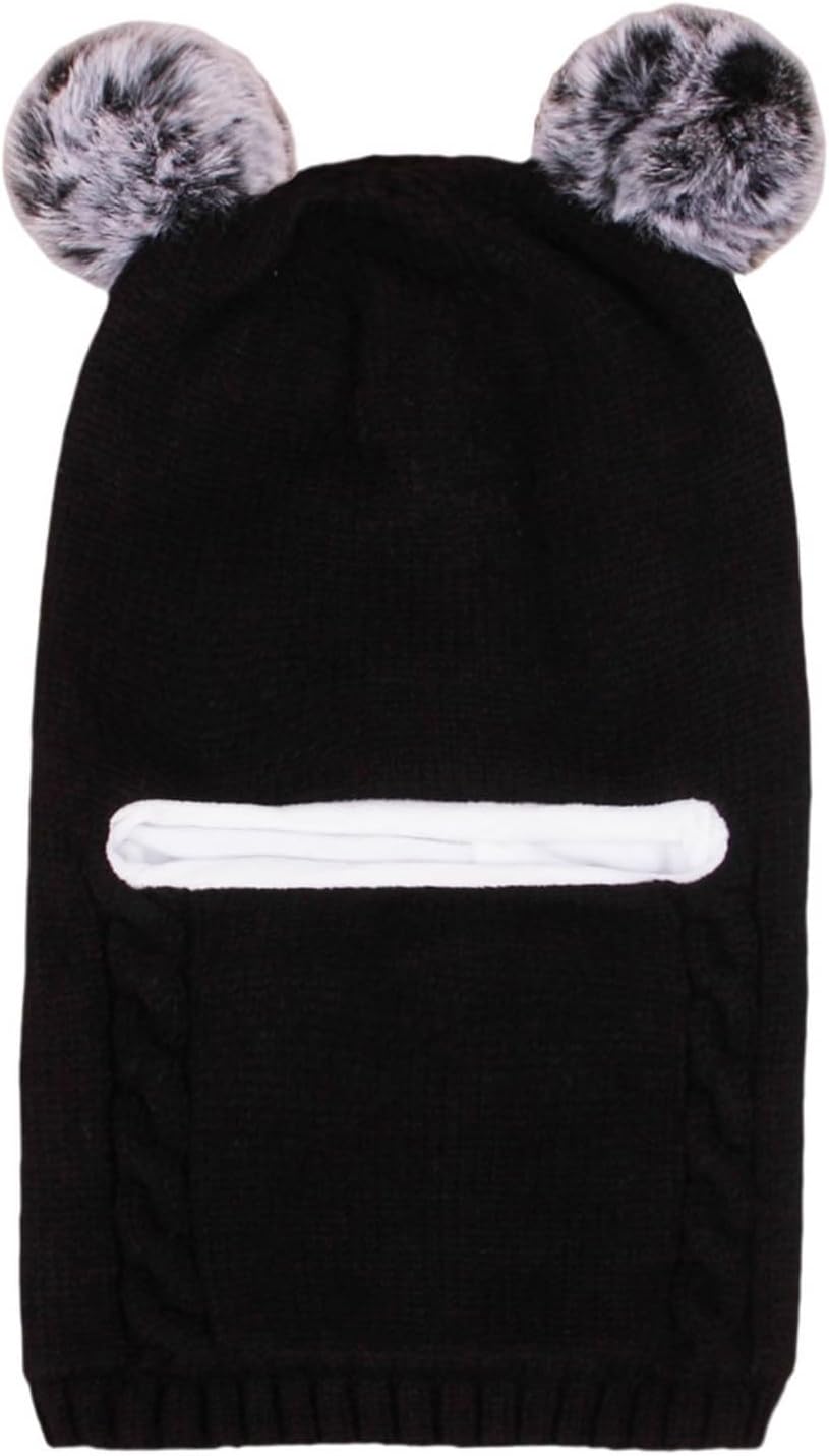 Cuddle Easy Knit Winter Beanie with Scarf for Babies