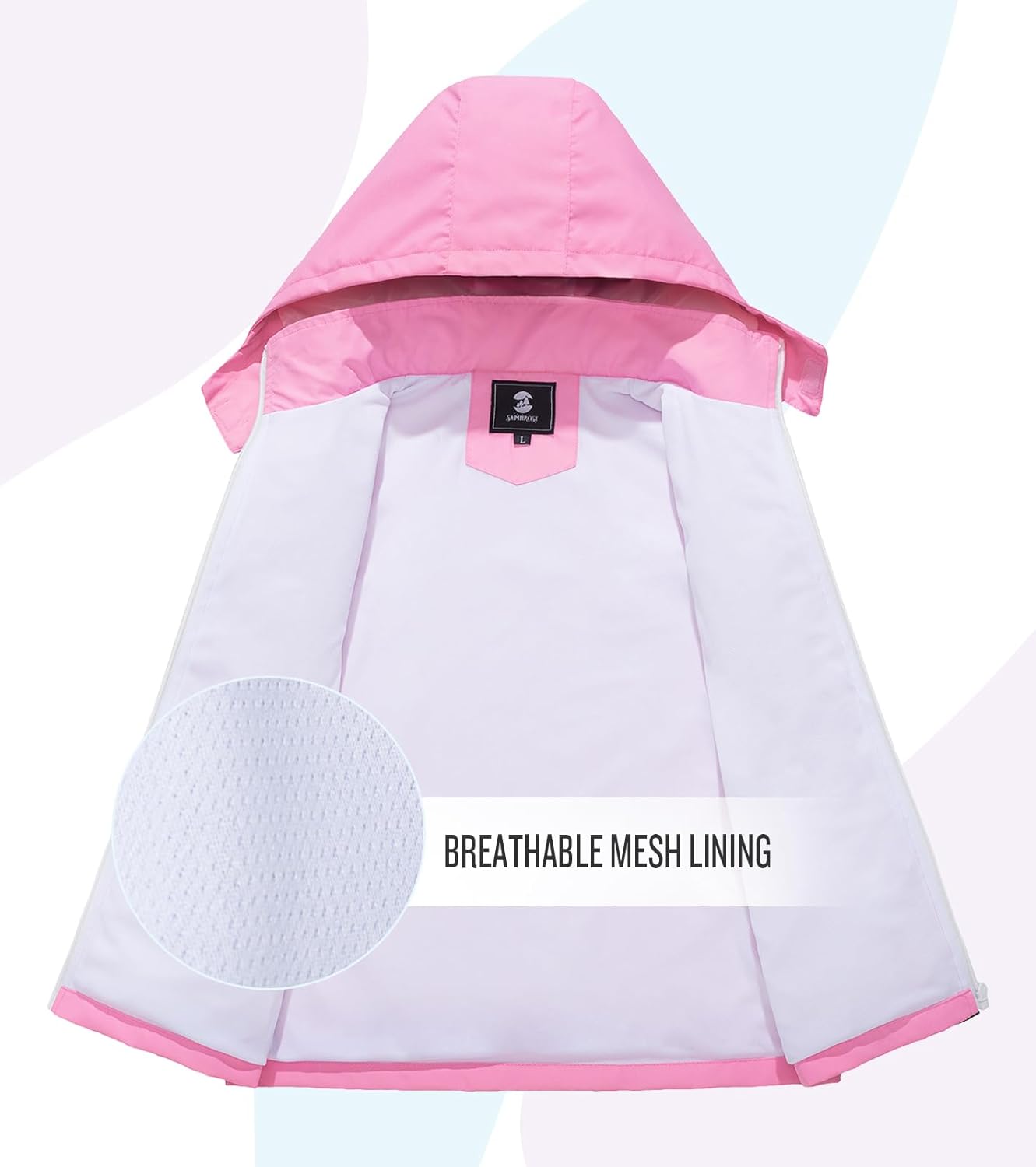 Perfect for Kids Waterproof Rain Jacket for Boys Girls