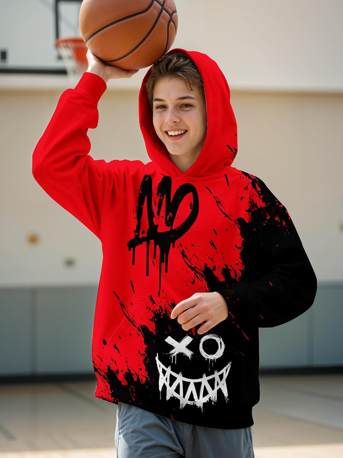 Wangstar Graphic Hoodies for Boys 8-16