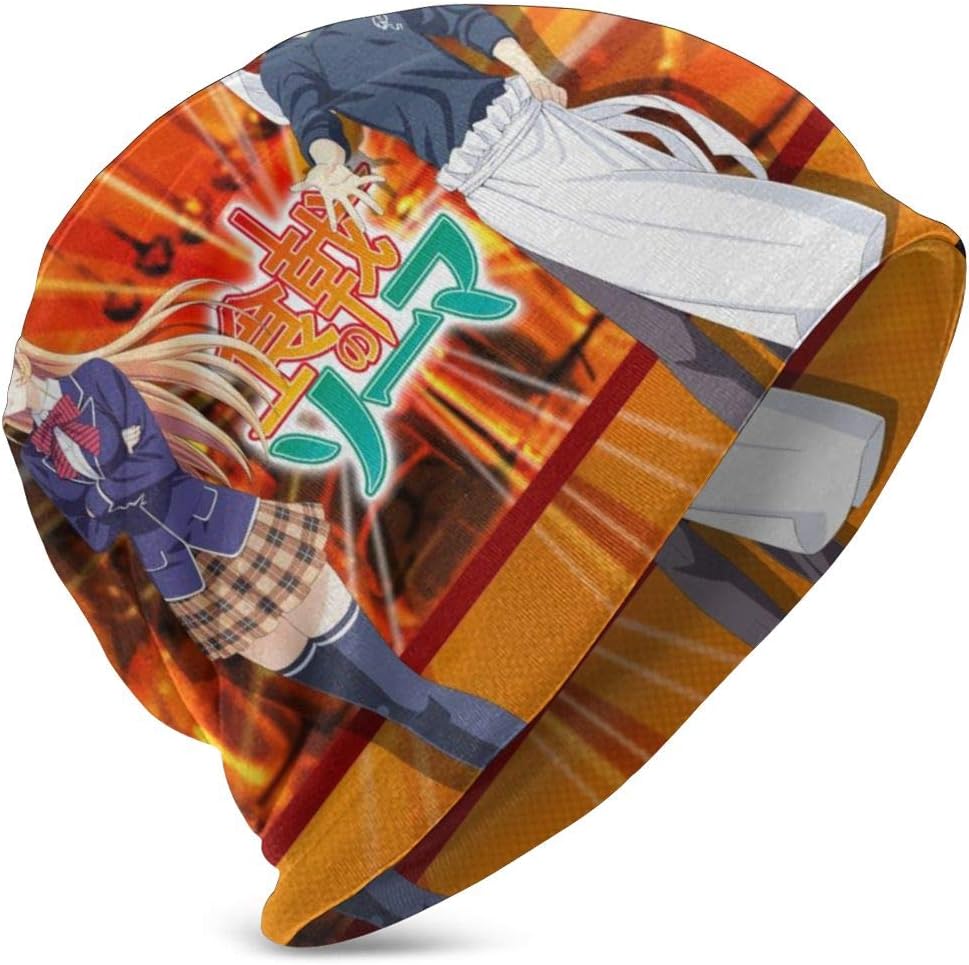 Food Wars Shokugeki No Soma Skull Cap Beanie for Kids SummerWinter HIPHOP