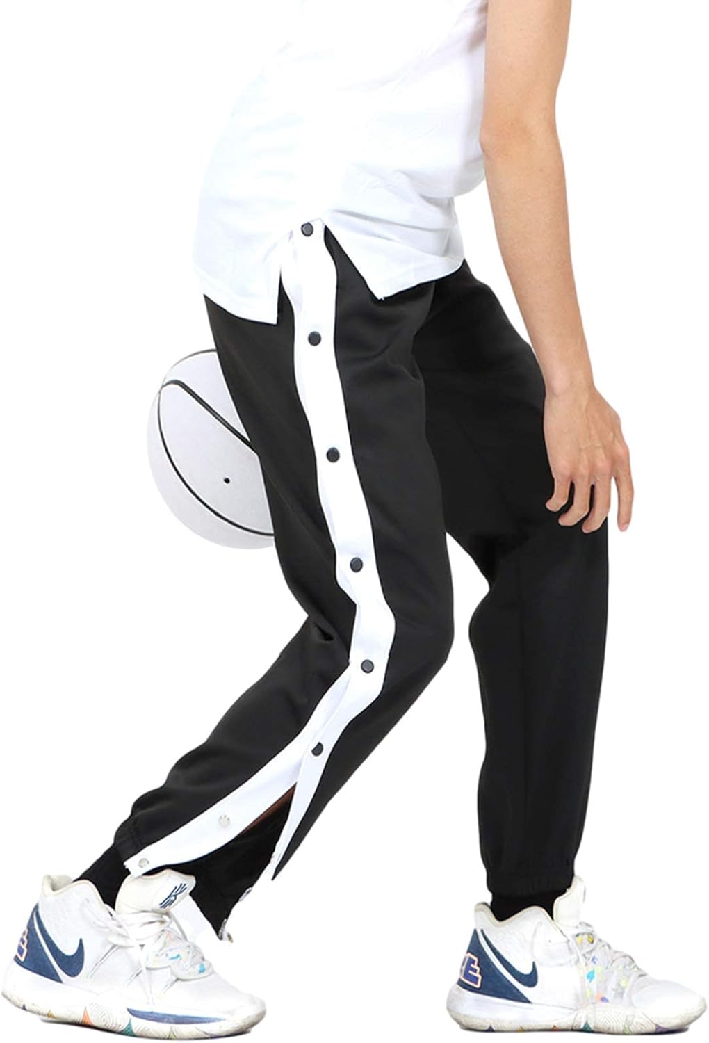 Auyz Mens Youth Boys Snapshot Design Basketball Running Pants