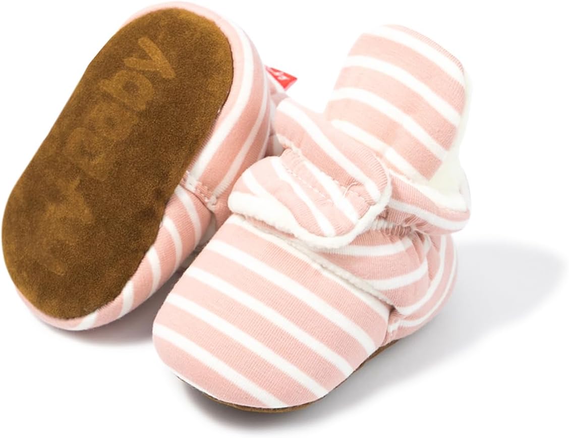 Warm Fleece Winter Booties for Newborns