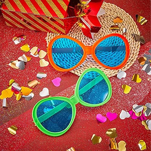 2 Pcs Jumbo Clumsy Sunglasses Funny Party Props for Adults