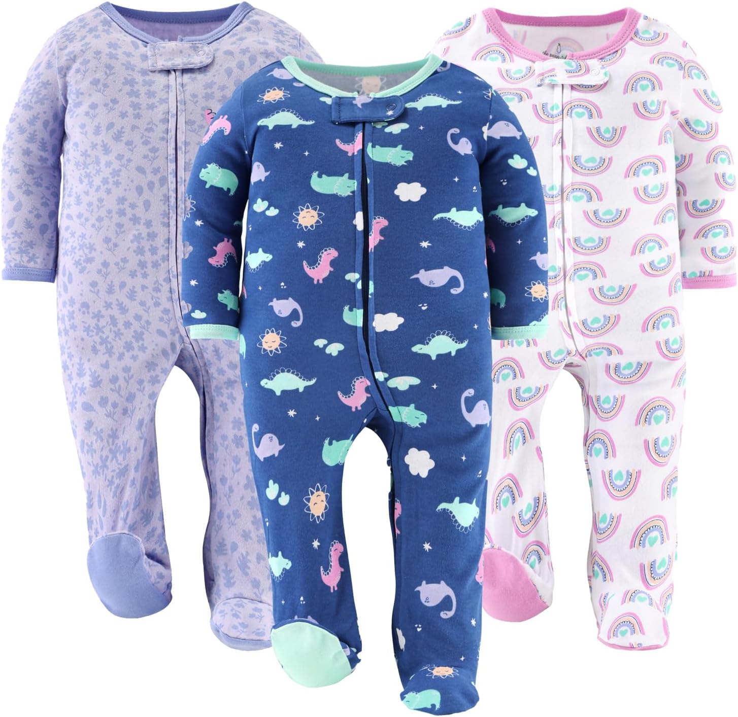 Peanutshell Baby Pajamas Kids Footed Sleepers for Newborn to 9 Months