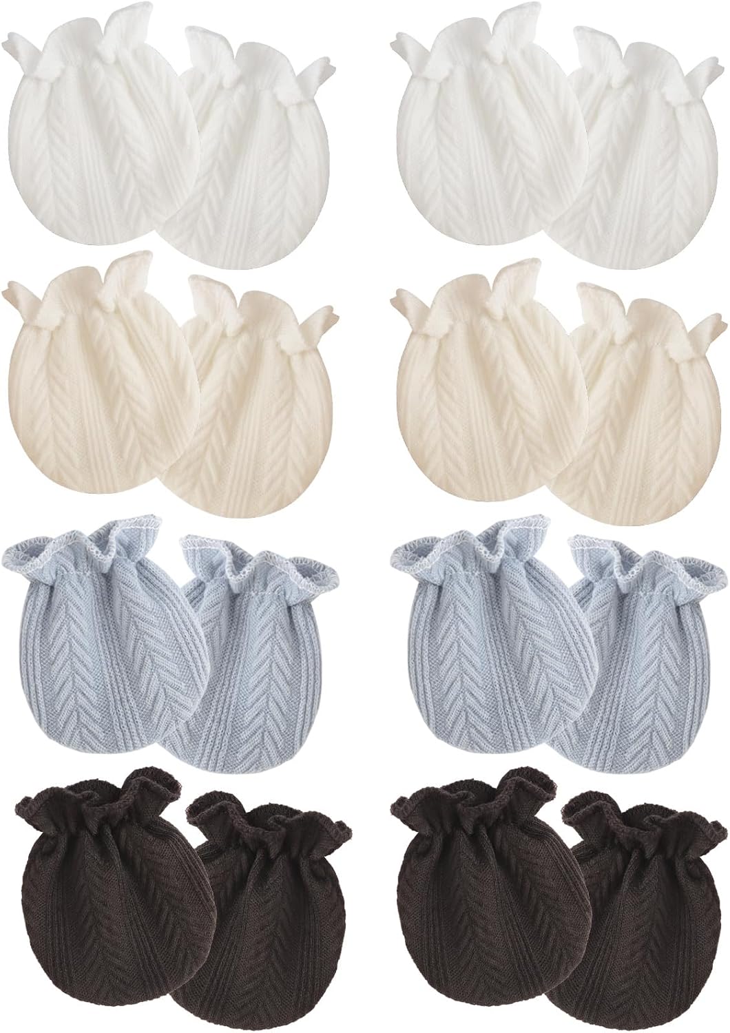 Soft Hypoallergenic Newborn Mittens