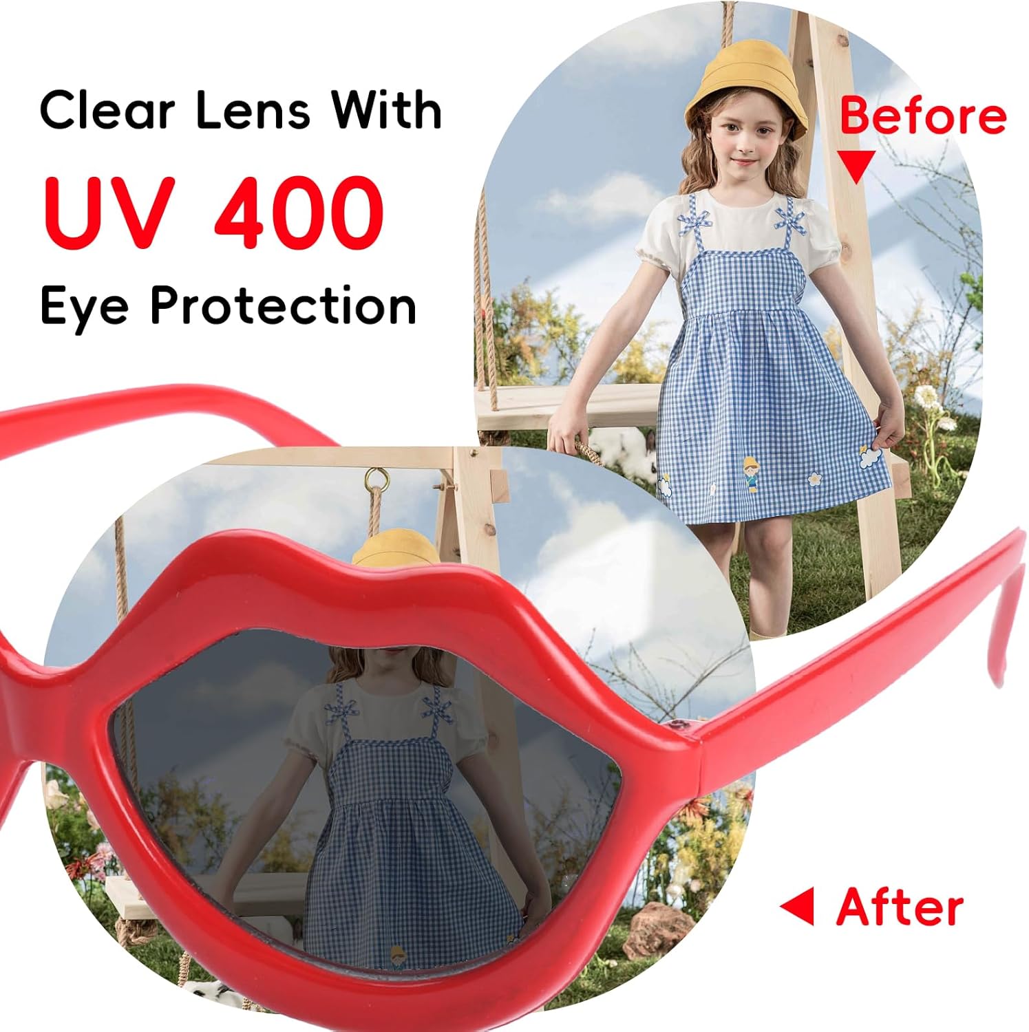 Valentines Eye-catching Heart Sunglasses