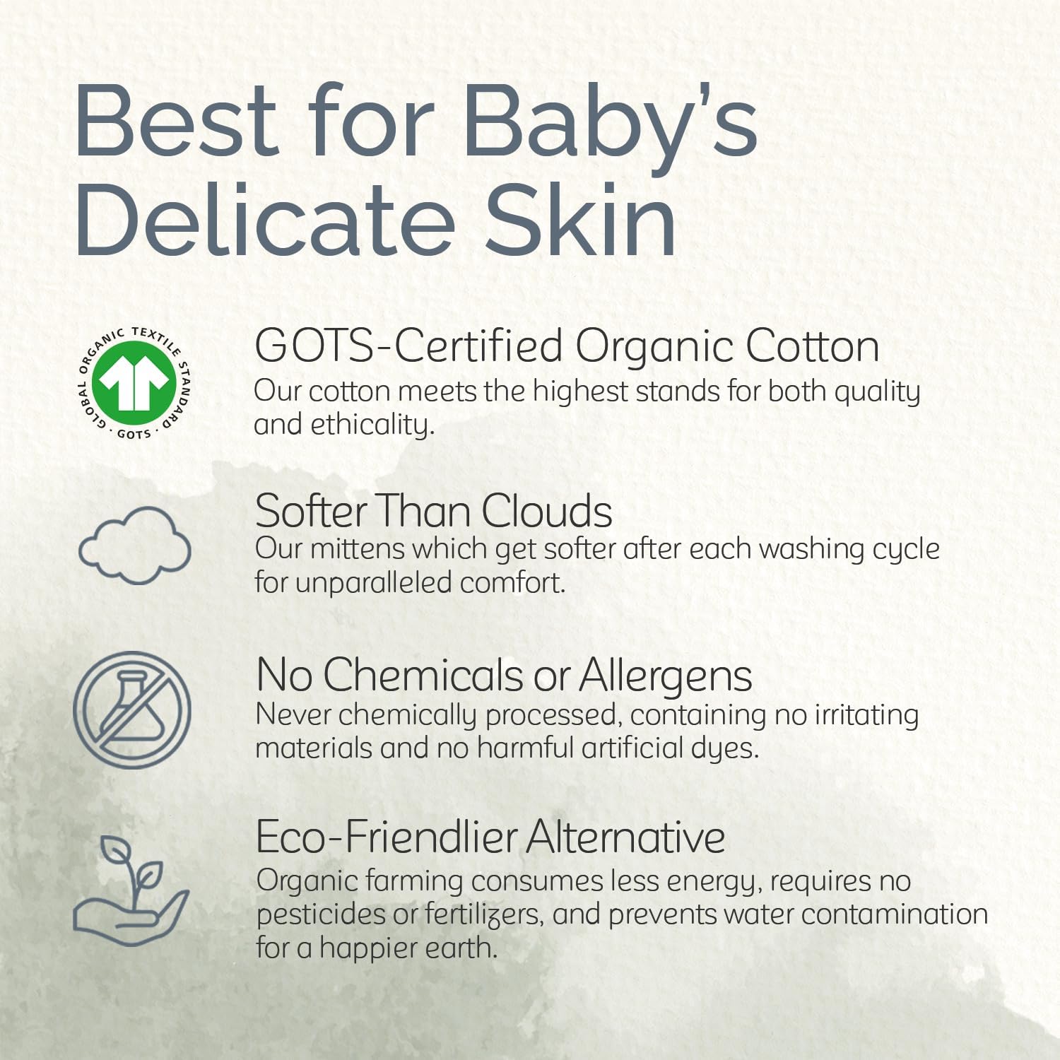 KiddyCare Hand Mittens for Newborn Baby