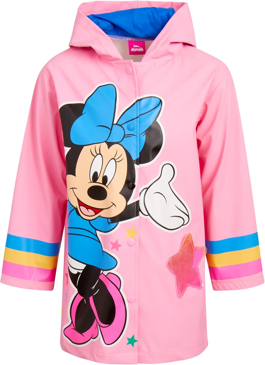 Disney Girls Raincoat with Minnie or Frozen Print 1