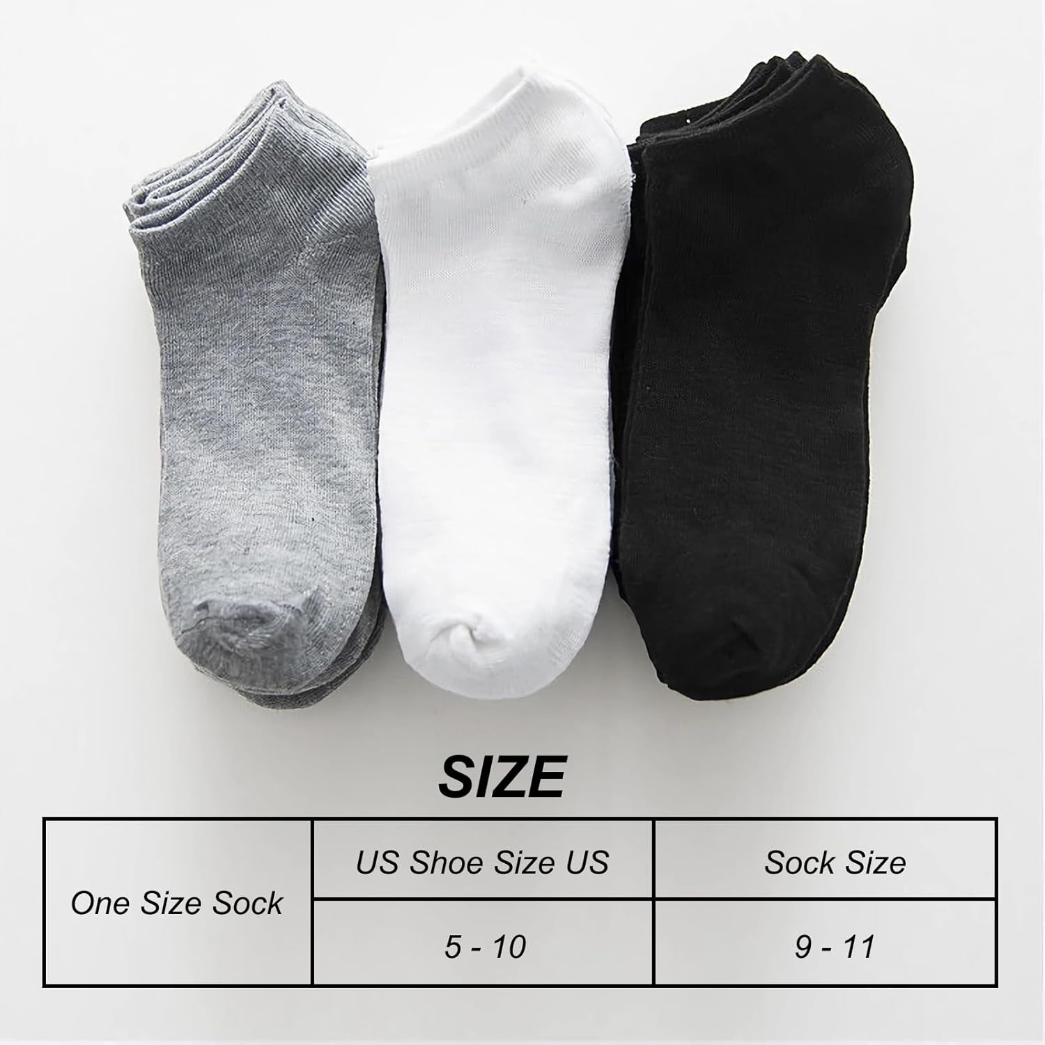 RICHBULL 200-Pair Ankle Socks