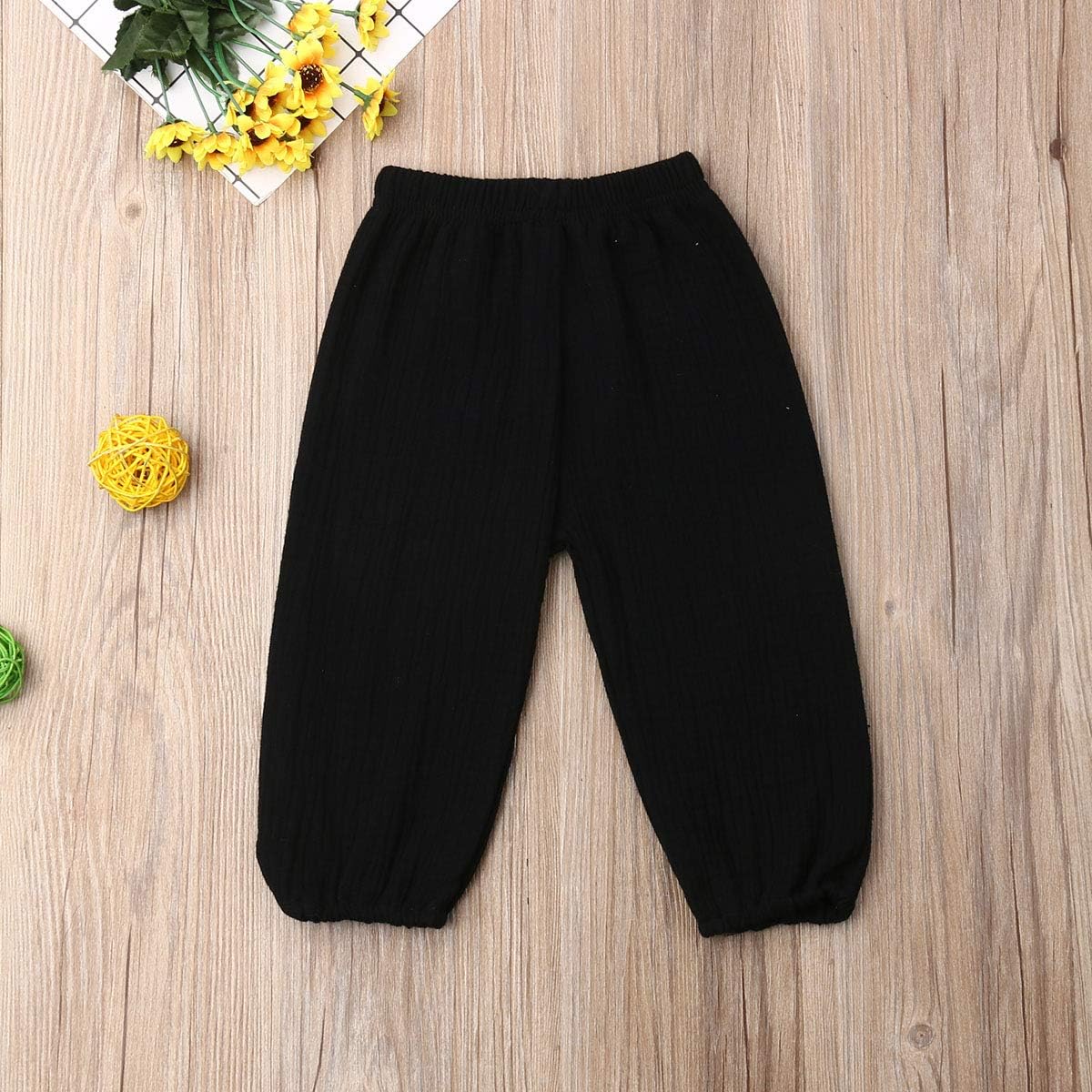 Cotton Linen Joggers for Toddlers