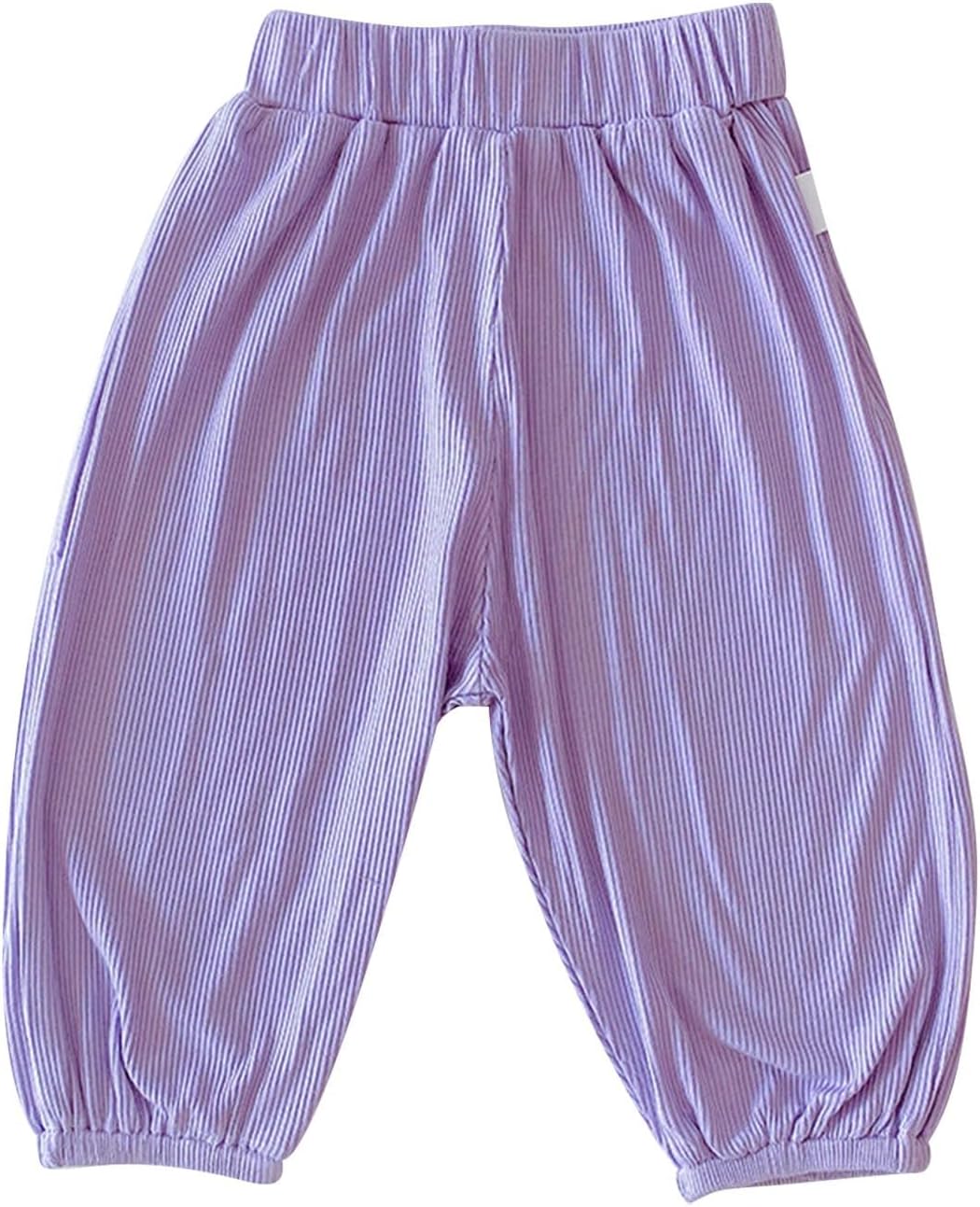 High Waist Elastic Summer Cool Pants for Girls - Comfortable and Lightweight