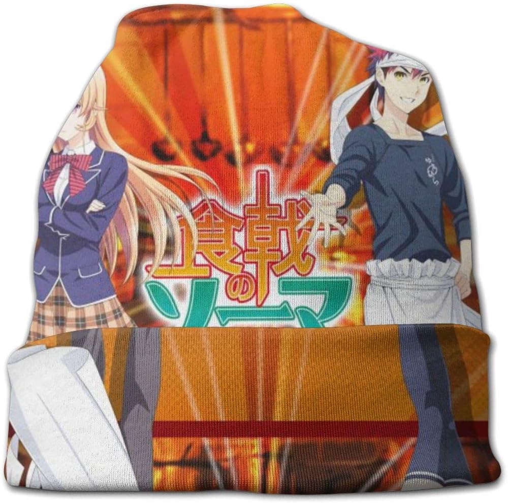 Food Wars Shokugeki No Soma Skull Cap Beanie for Kids SummerWinter HIPHOP