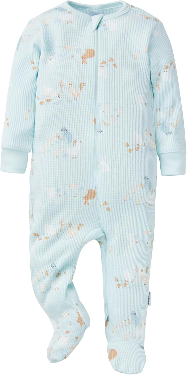 Gerber 2-Pack 2-Way Zip Thermal Footed Sleep N Play
