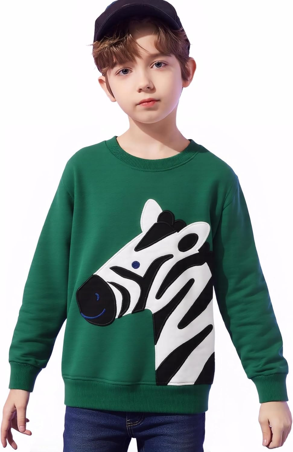 Popshion Boys Monster Truck Dinosaur Cotton Pullover