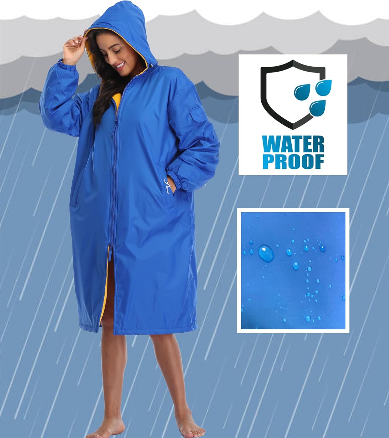 Adoretex Unisex Water Resistant Jacket
