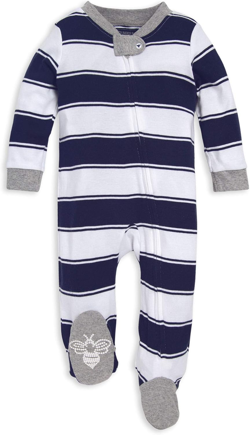 Organic Baby Sleep and Play Pjs for Boys