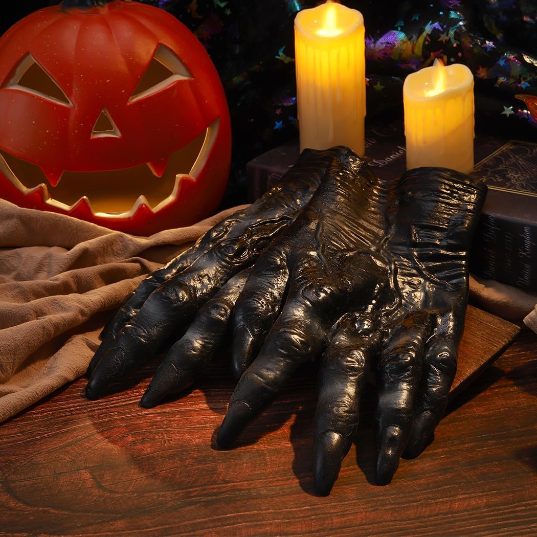 Halloween Costume Gloves Trick-or-Treat Accessories for Adults
