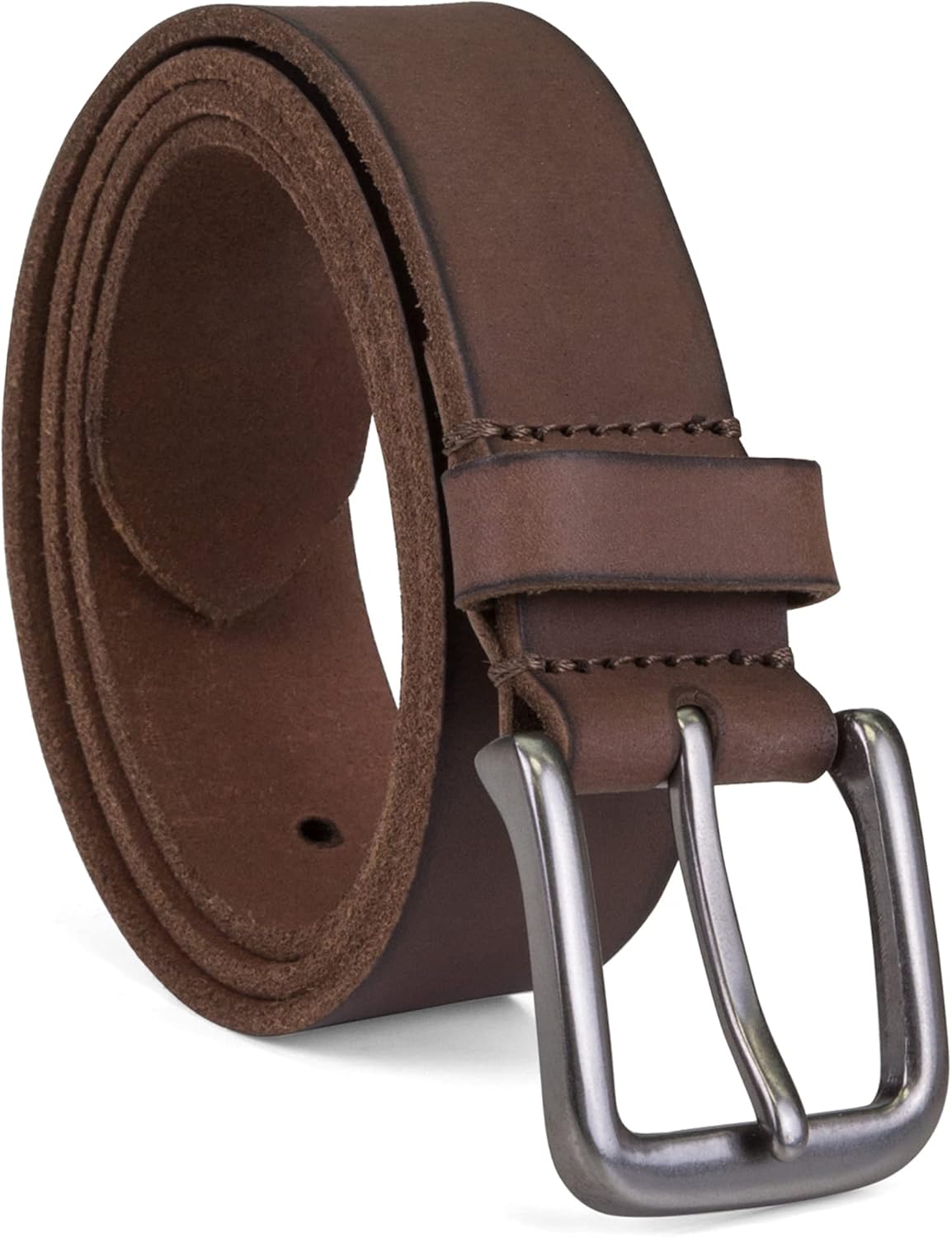 Timberland Mens 35mm Classic Buckle Leather Belt for Jeans