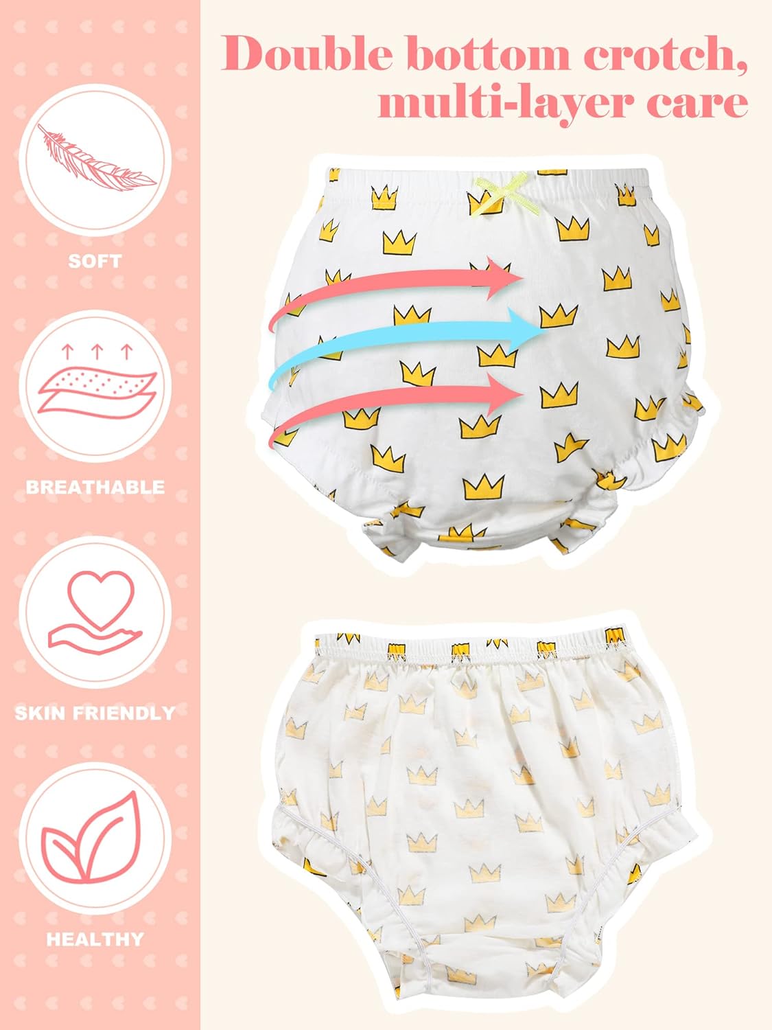 Mixweer 15 Pcs Diaper Covers for Baby Newborn Bloomers