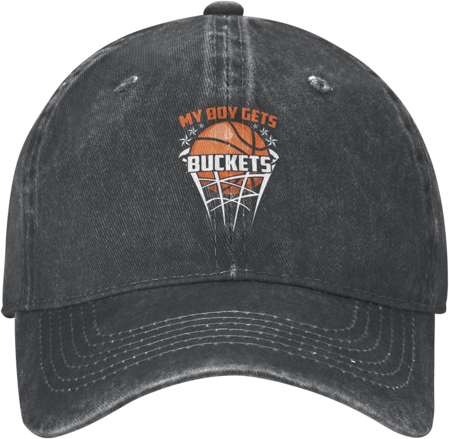 Adjustable Baseball Hat Black