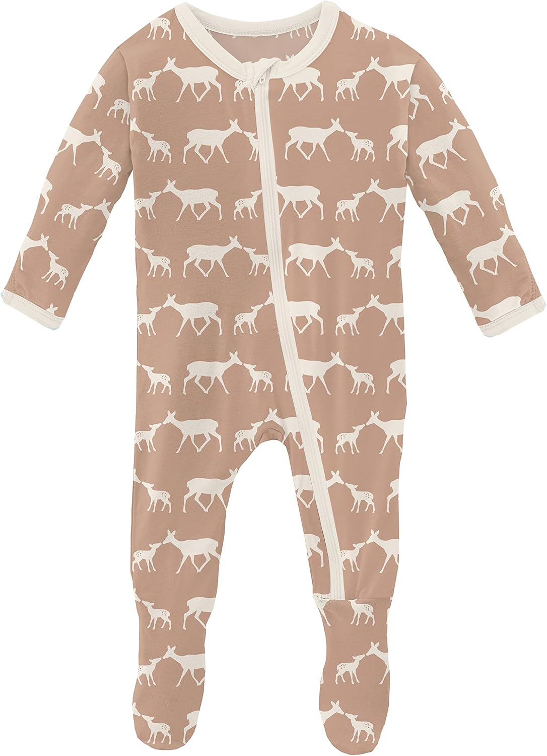 Soft Stretchy and Secure KicKee Print Footies for Babies and Kids