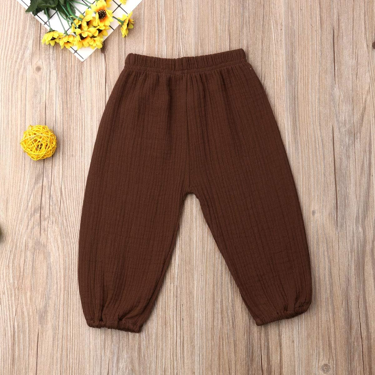 Cotton Linen Joggers for Toddlers