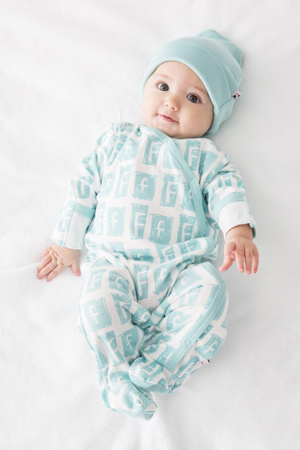 Chic Babysoy Organic Alphabet Onepiece 03-06 Months