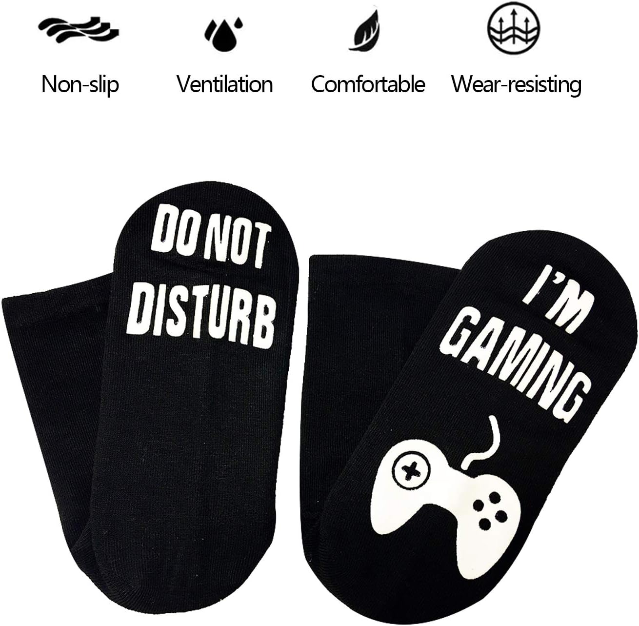 NDLBS into Christmas Gaming Socks for Men