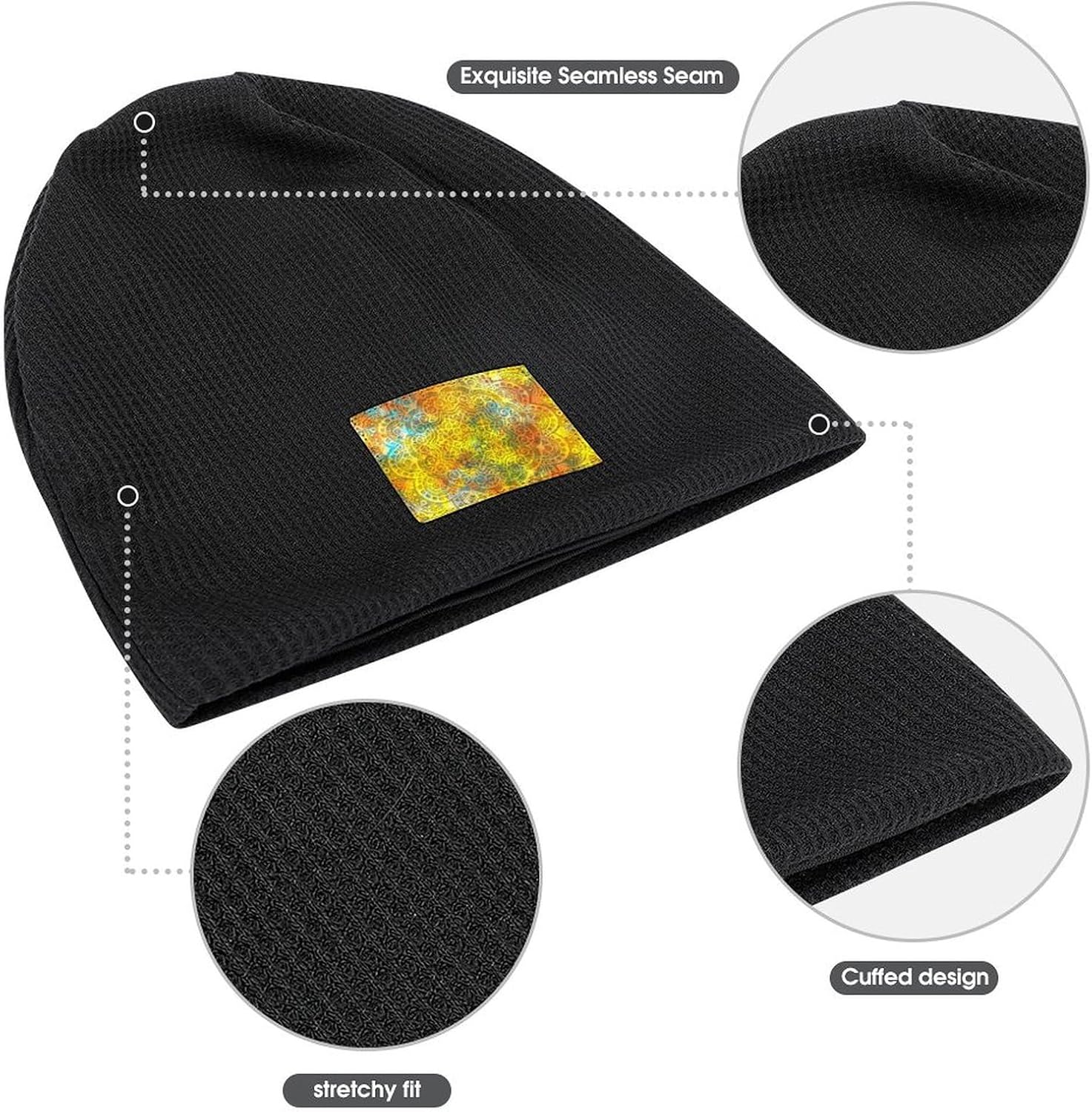 BTTLLKE Unisex Skull Beanie Hat