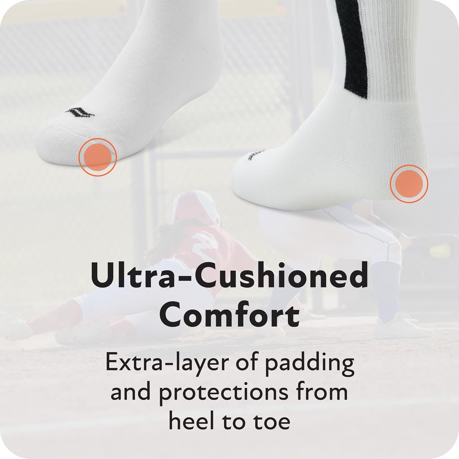 Top-Notch PrecisionFit Over-the-Calf Socks for Baseball Softball Teams