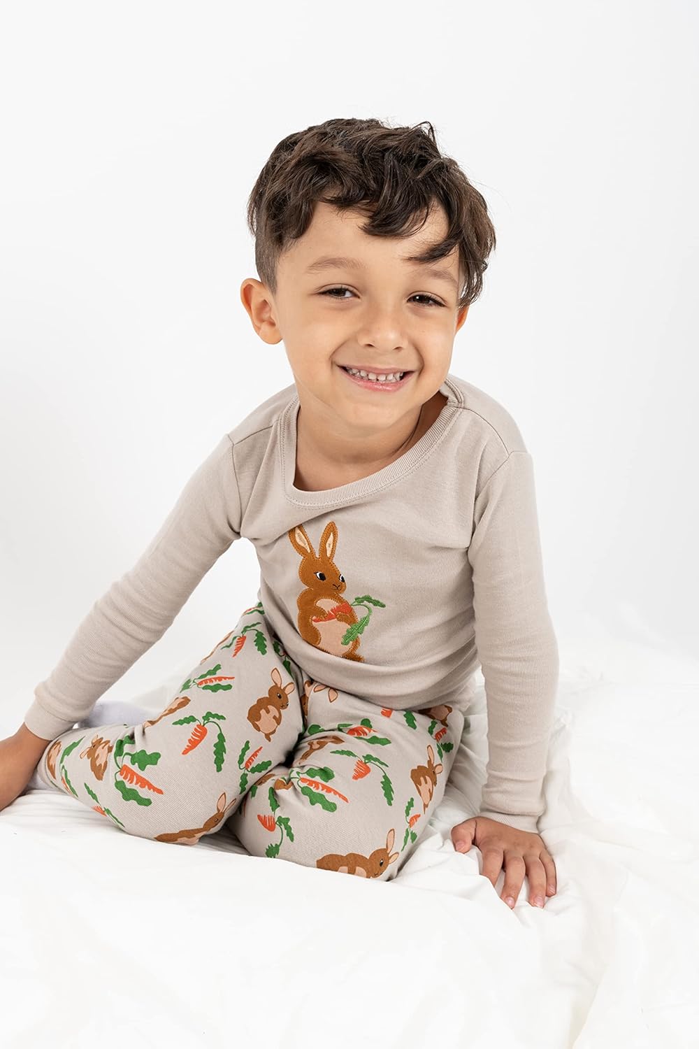 Leveret Kids Pajamas Boys Girls Christmas Prints 2-Piece Pajama Set