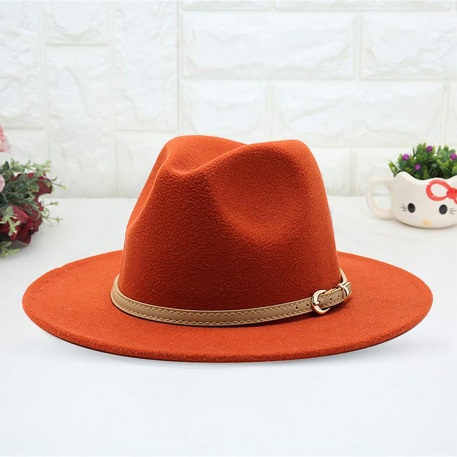 Wide-Brim Toddler Black Fedora Hats