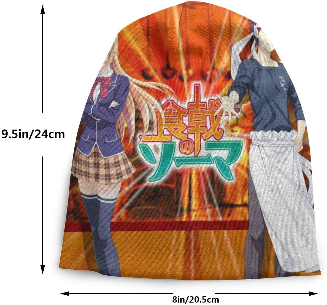 Food Wars Shokugeki No Soma Skull Cap Beanie for Kids SummerWinter HIPHOP