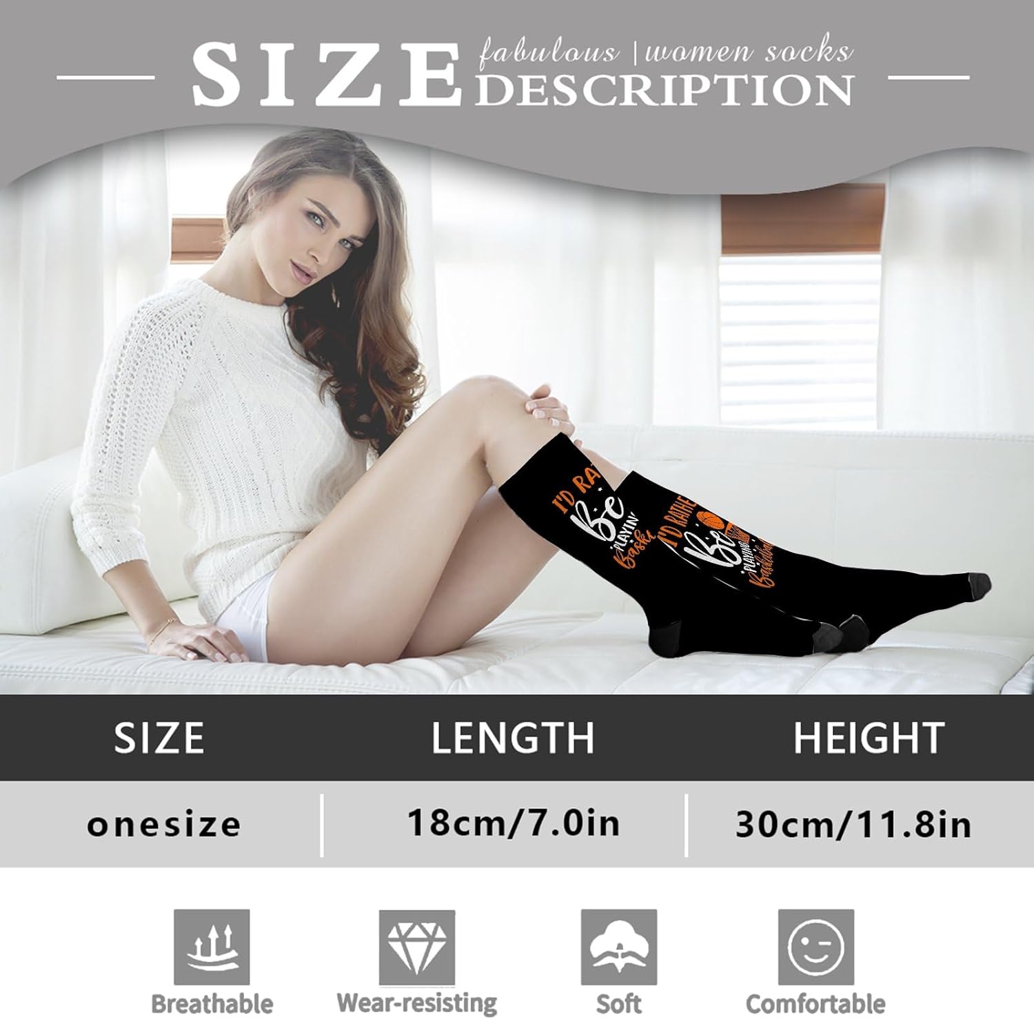 Cute Funny Functional Socks for Girls Boys