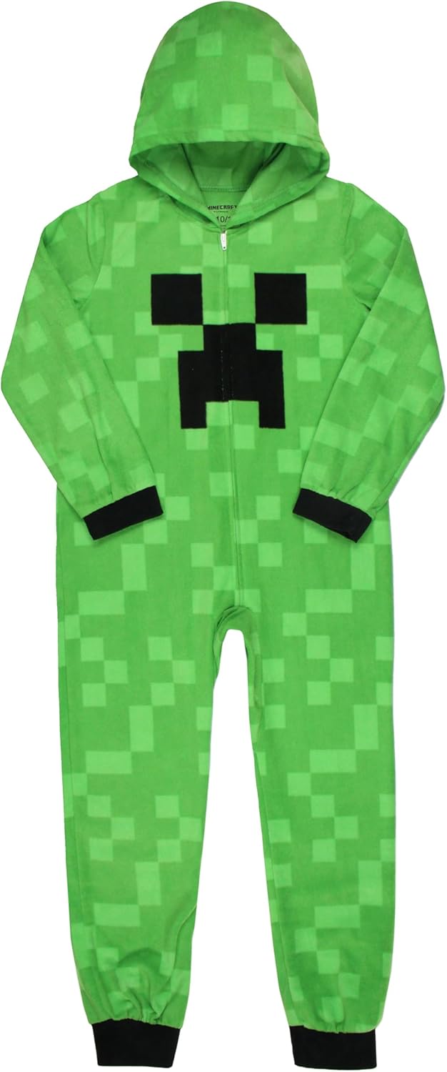 Minecraft Kids Fleece analysis CREPEE Pajama Set