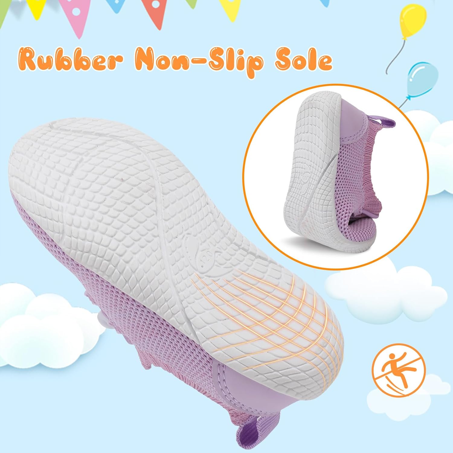 bright lightweight infant shoe for first steps