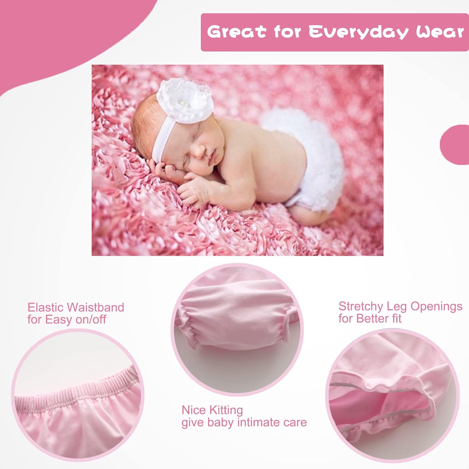 Perfect Diaper Covers for Babies Soft Stretchy Cutesy Multiple Sizes