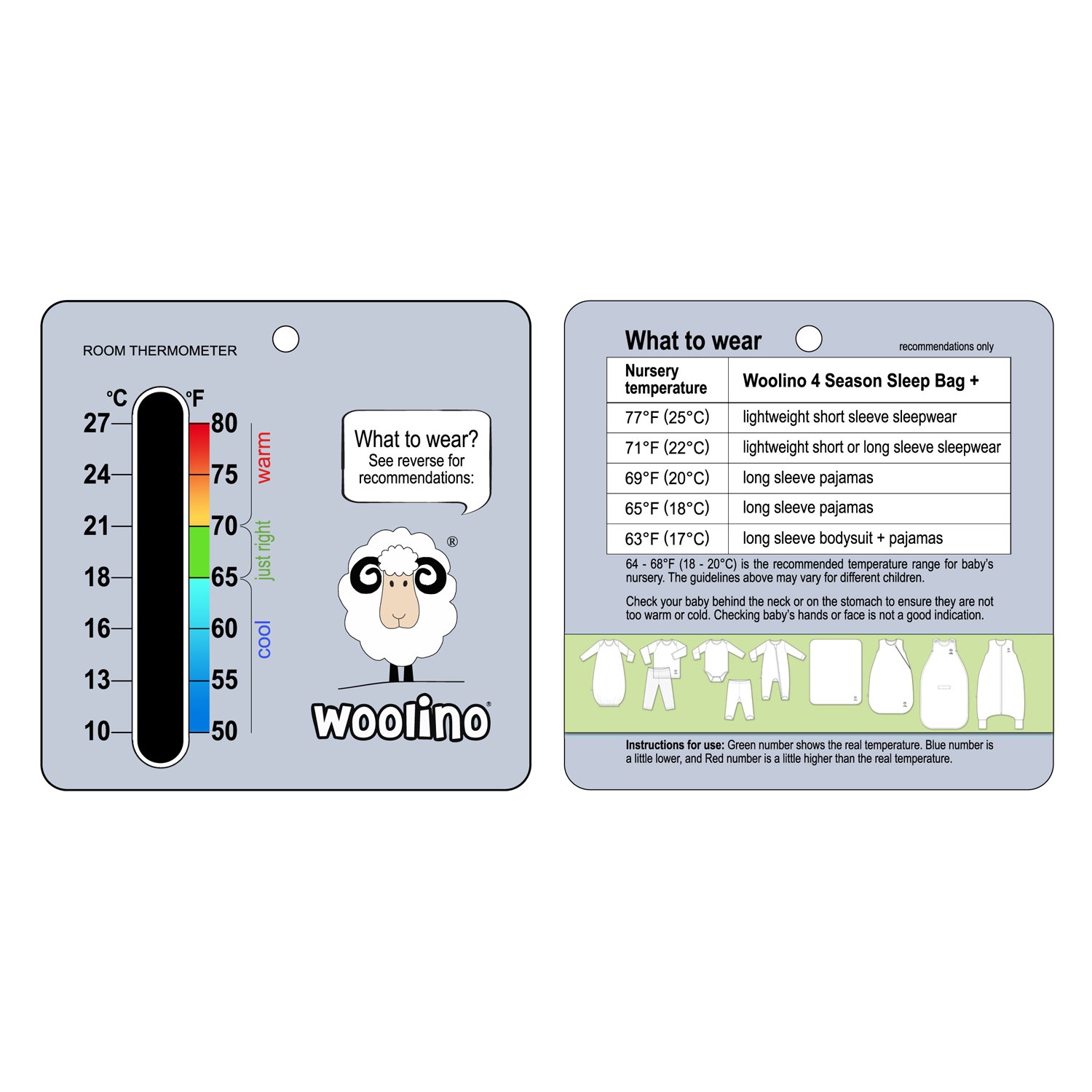 Woolino Merino Wool Sleep Sack