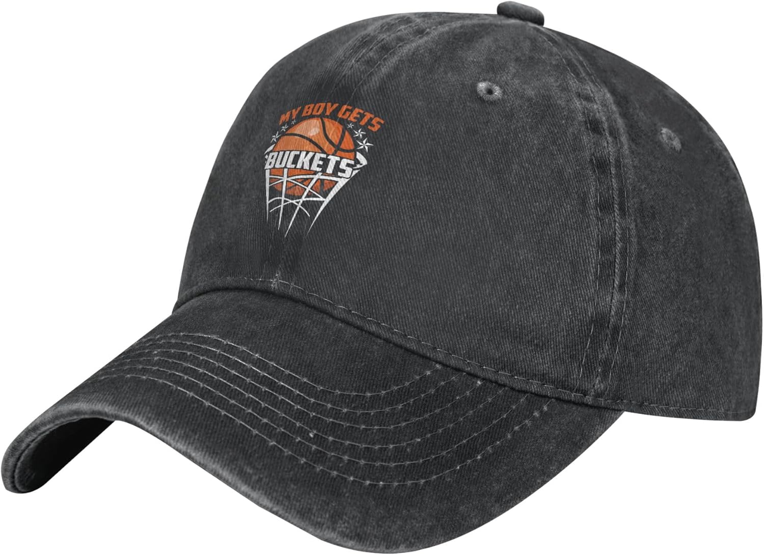 Adjustable Baseball Hat Black