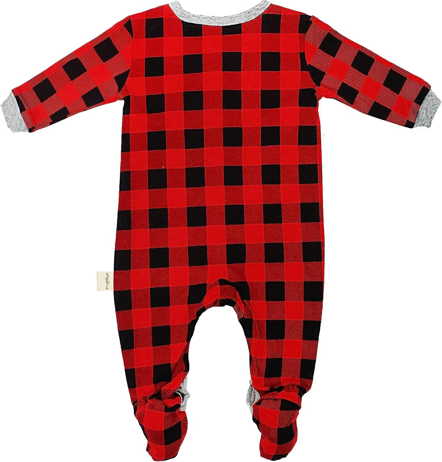 Snugabye Infant Buffalo Plaid Footed Sleeper