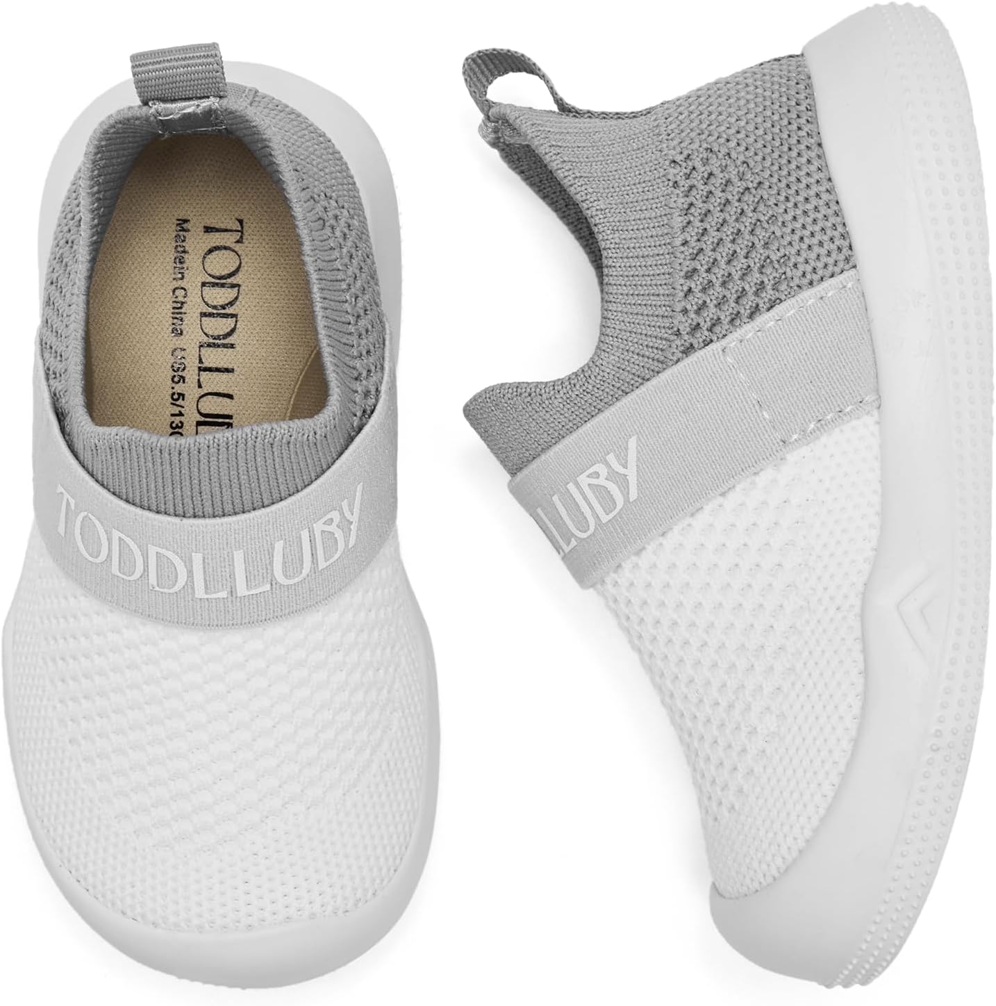 TODDLLUBY Toddler Non-Slip Sock Shoes for Boy Girls