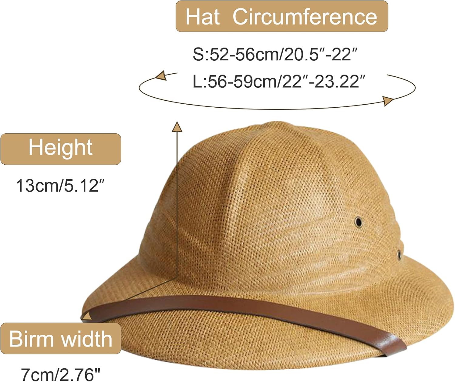 SAJUZEN 100 STRAW HELMET PITH SUN HAT FOR Vs Dads Choice