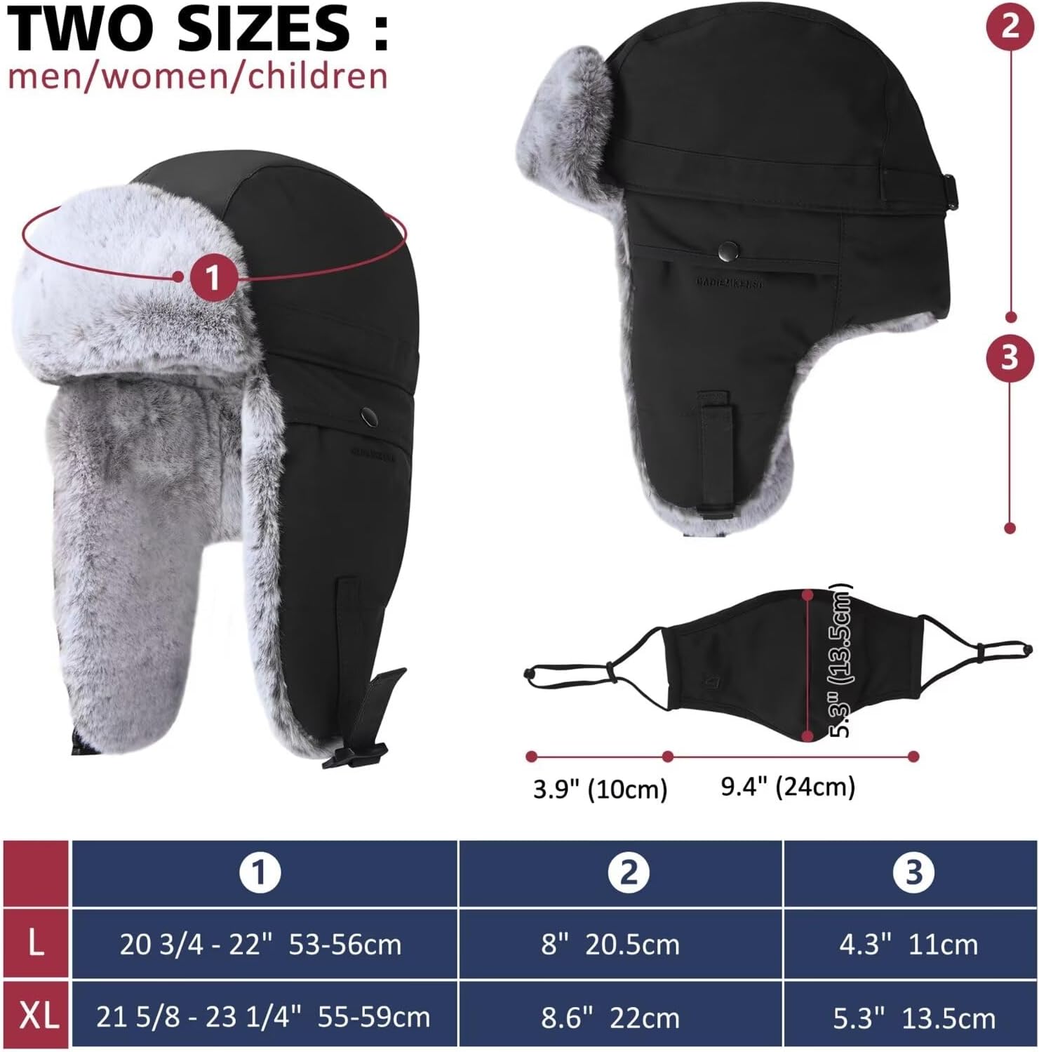 Winter Trapper with Ear Flap Insulated
