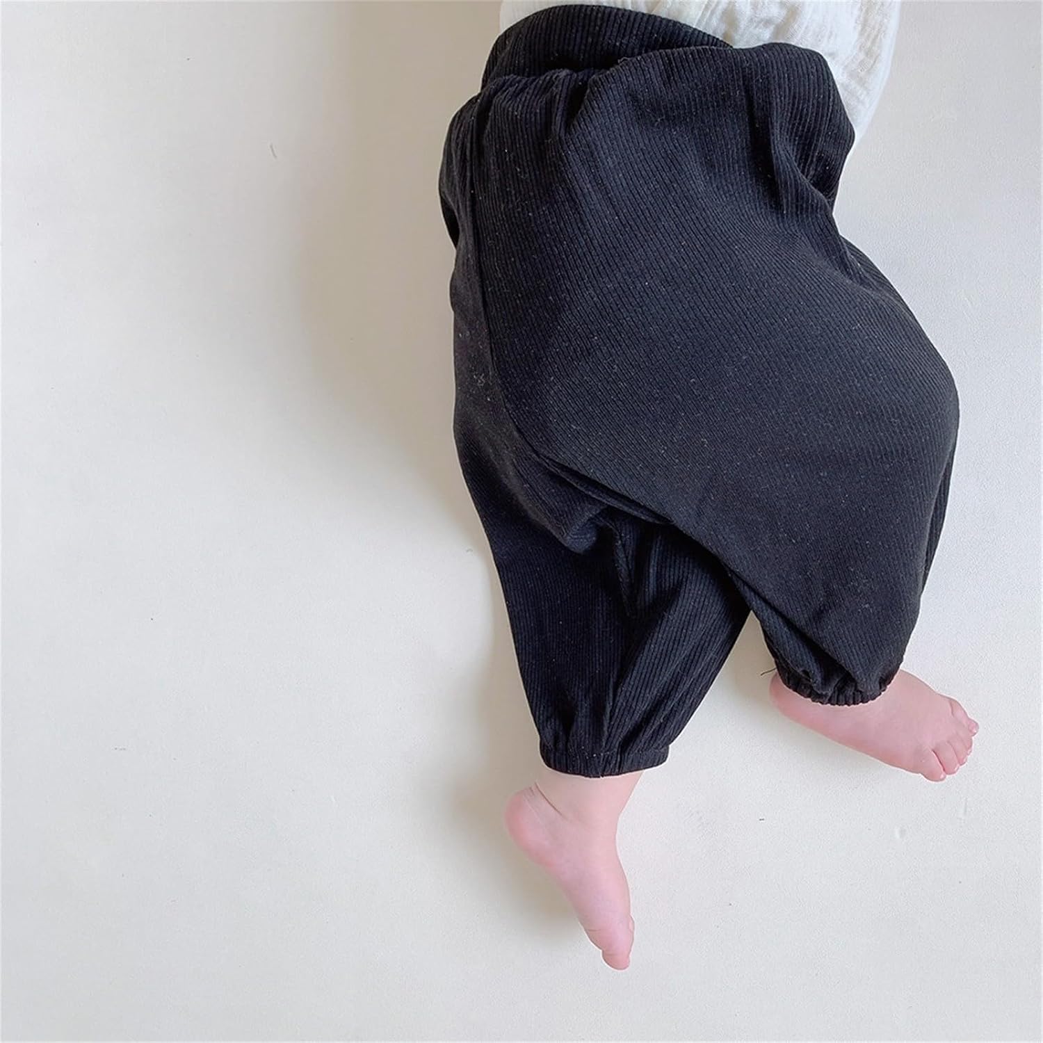 High Waist Elastic Summer Cool Pants for Girls - Comfortable and Lightweight