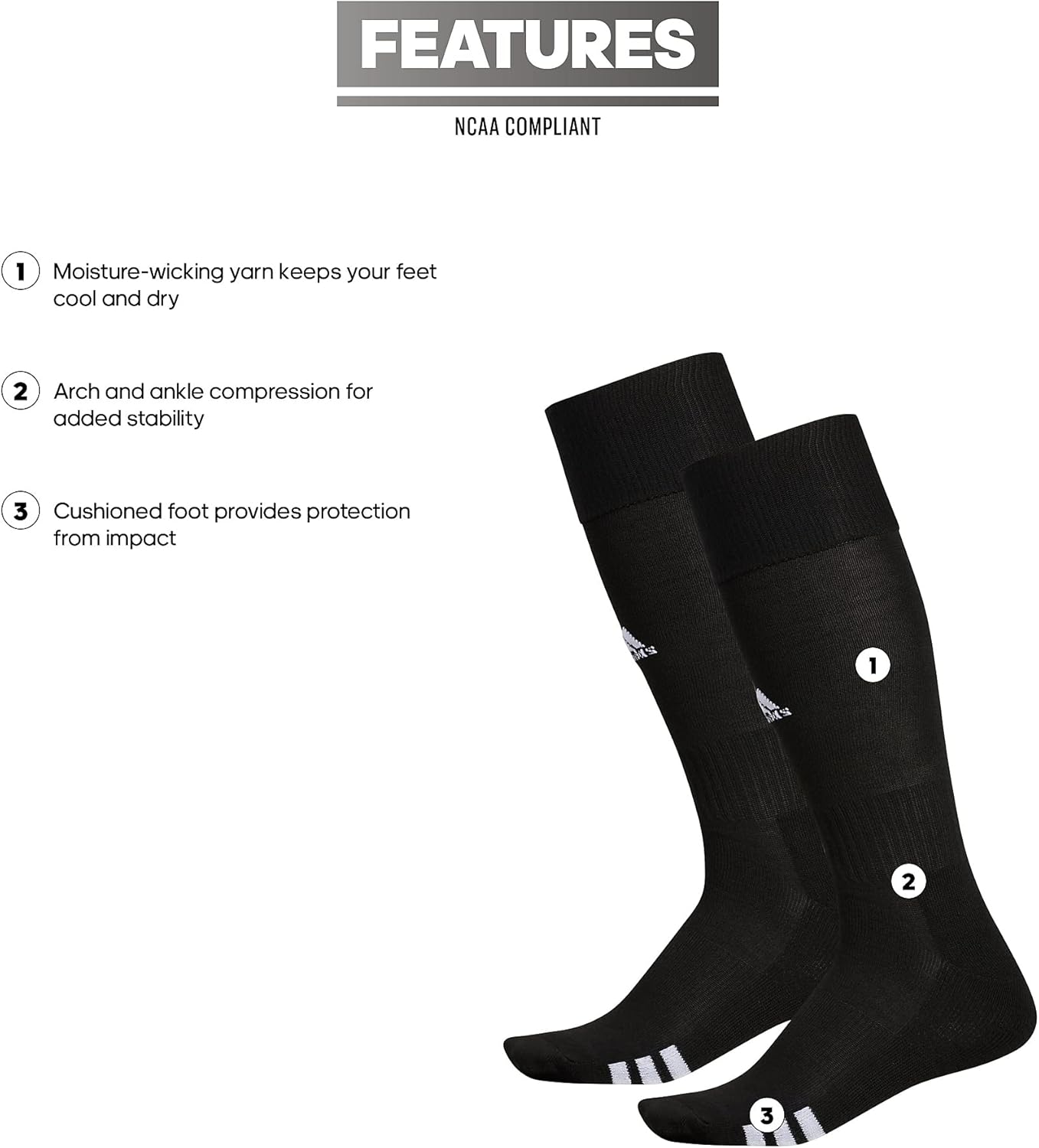 Adidas Rivalry Compression Socks for Soccer More