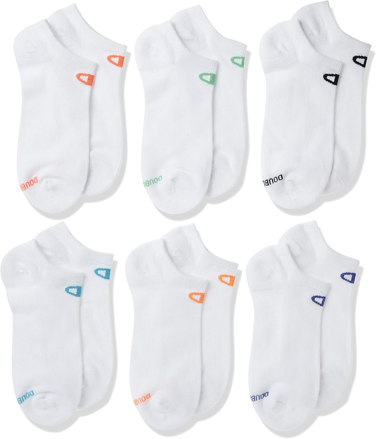 Champion Womens No-Show Socks Athletic Cushioned Socks 6-Pair Pack