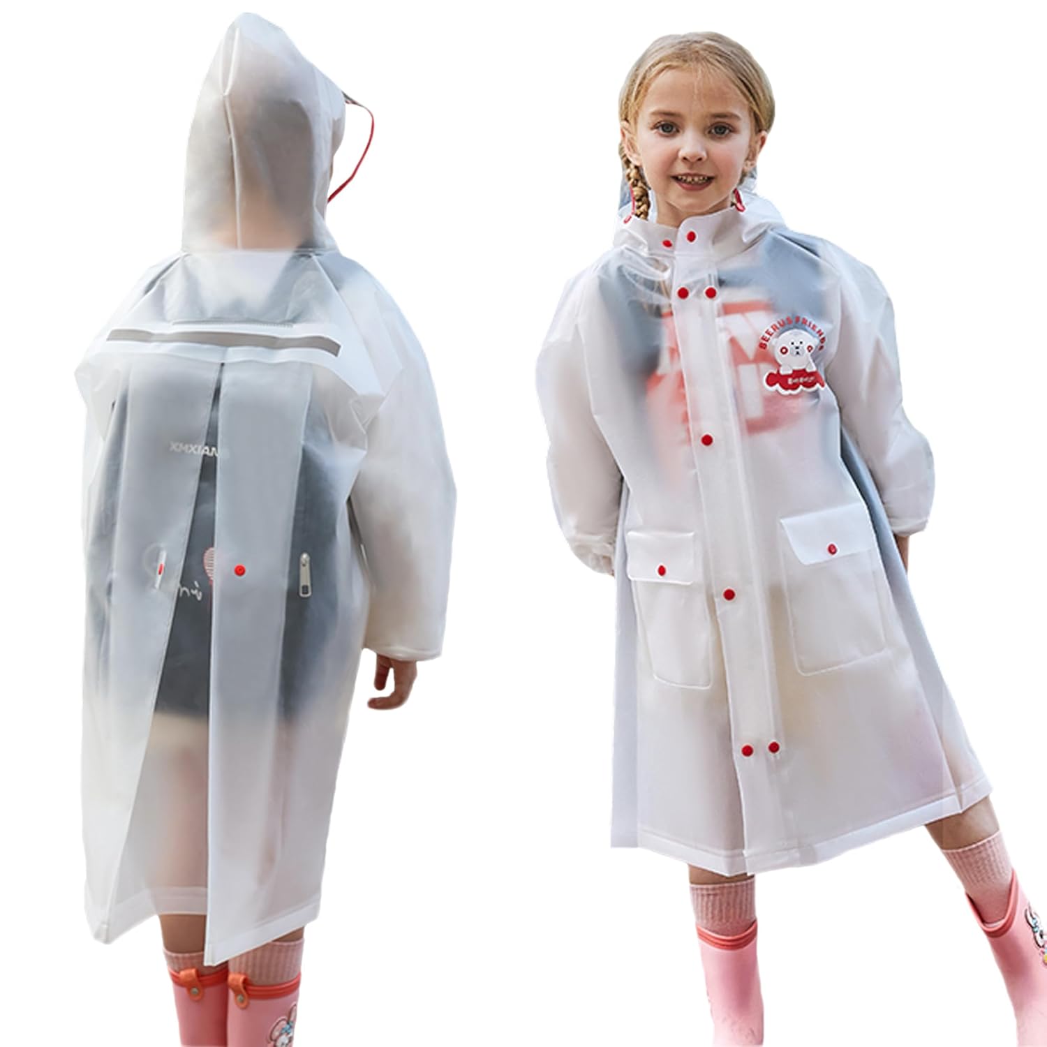 Kids Waterproof Rain Jacket 4XL